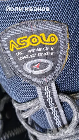 ASOLO-gore tex-трекинг обувки 43,5 номер, снимка 6 - Мъжки боти - 49189559