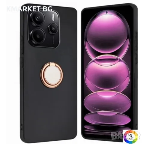 Xiaomi Redmi Note 14 4G Удароустойчив Ring Kickstand /Soft TPU Калъф и Протектор, снимка 1 - Калъфи, кейсове - 49056900