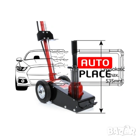 Пневматично-хидравличен крик за камиони тип крокодил 22 тона Mar-Pol, снимка 5 - Други инструменти - 54035796