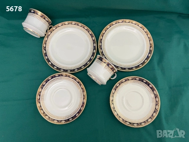 Порцеланов троен сет Cauldon, снимка 5 - Антикварни и старинни предмети - 53487991