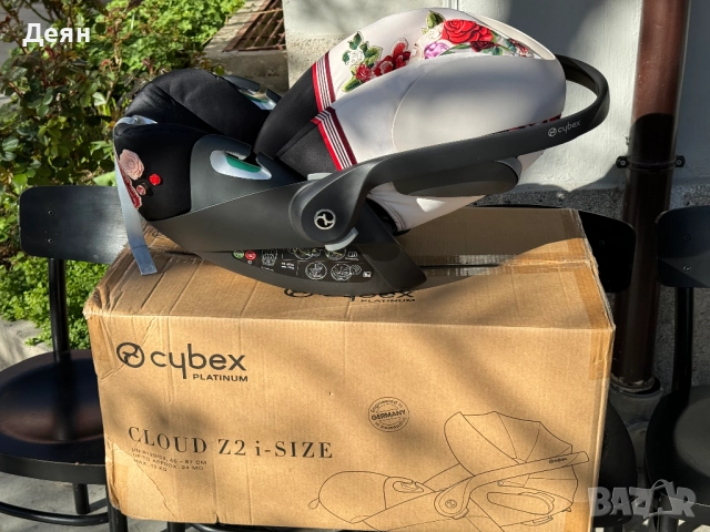  Бебешка количка Cybex Platinum E Priam 4 Rose Gold Spring Blossom Light, снимка 13 - Детски колички - 51809056