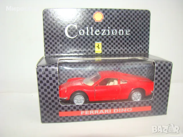 1:38 FERRARI DINO МОДЕЛ МЕТАЛНА КОЛИЧКА ИГРАЧКА , снимка 2 - Колекции - 48304838