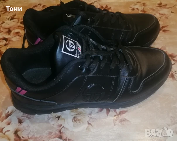 SERGIO TACCHINI Оригинал Нови Кожени Дамски Маратонки 39, снимка 10 - Маратонки - 50496065