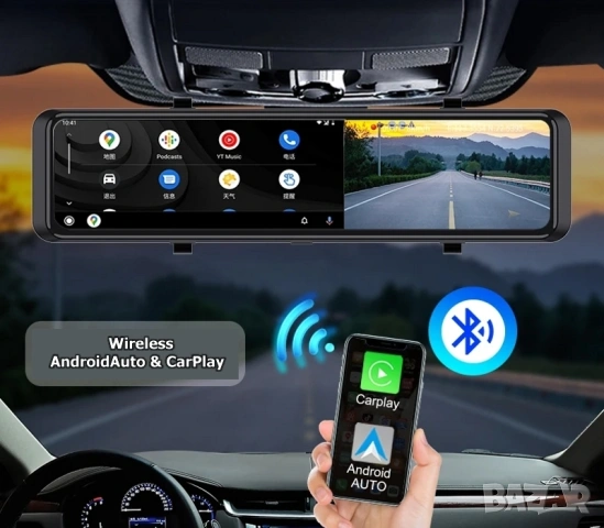 12-инчово смарт огледало с Android 14.0, 4G/LTE и WiFi свързаност, снимка 12 - Аксесоари и консумативи - 52430326