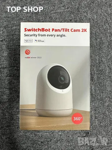 SwitchBot Baby Monitor 2K вътрешна камера,Pan Tilt ,360°нощно виждане,двупосочно аудио,2.4G Wi-Fi, снимка 7 - Камери - 48849745