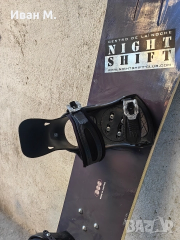 Сноуборд с автомати 160 см , снимка 4 - Зимни спортове - 52928387