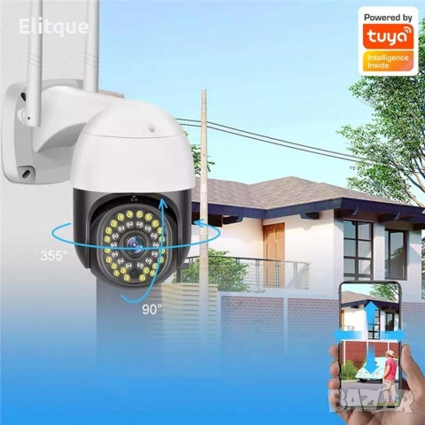 Z59 Куполна безжична камера TUYA - 36LED - 3MP