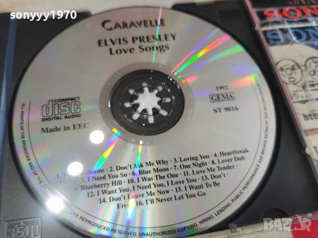ELVIS PRESLEY CD ВНОС GERMANY 1003261709H2E6R, снимка 2 - CD дискове - 53784478
