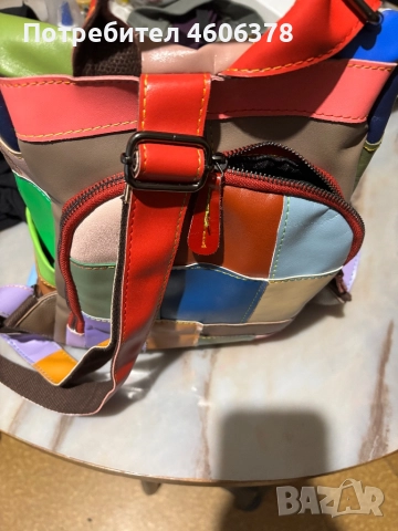 Раница от естествена кожа много запазена, снимка 2 - Раници - 51859760