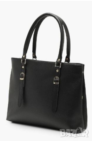 Дамска стилна чанта с двойна катарама 43/30см, снимка 3 - Чанти - 45752014