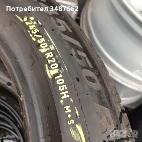 245 50 20 PIRELLI 2бр зимни дот 2021г , снимка 5 - Гуми и джанти - 47247799