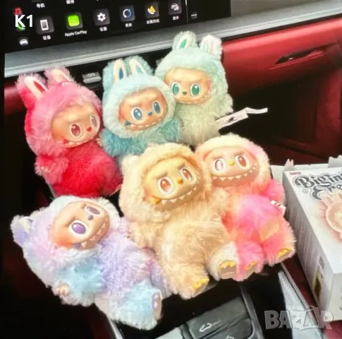 Labubu играчка 17см, Лабубу Big Into Energy Pop Mart ключодържател