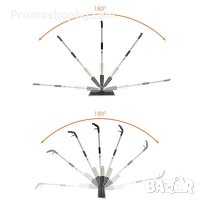 Спрей моп Ruhhy, вместимост 600 мл + включени 2 микрофибърни кърпи, снимка 7 - Други стоки за дома - 51423047