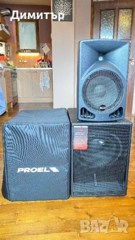 Alto TX10 и Proel S12A