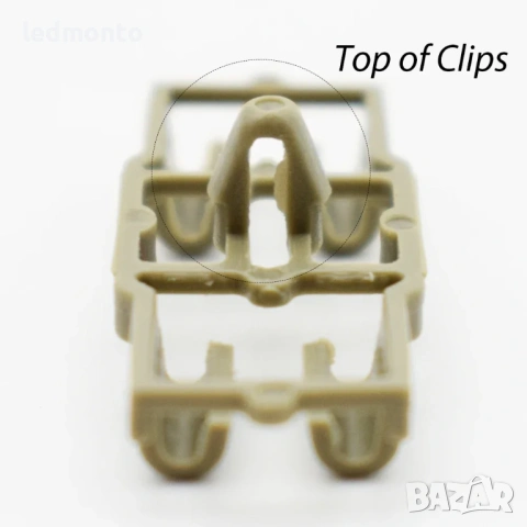 Комплект 8 сиви щипки за уплътнения на врати и капак BMW X5 E53, 7 , снимка 3 - Части - 53918445