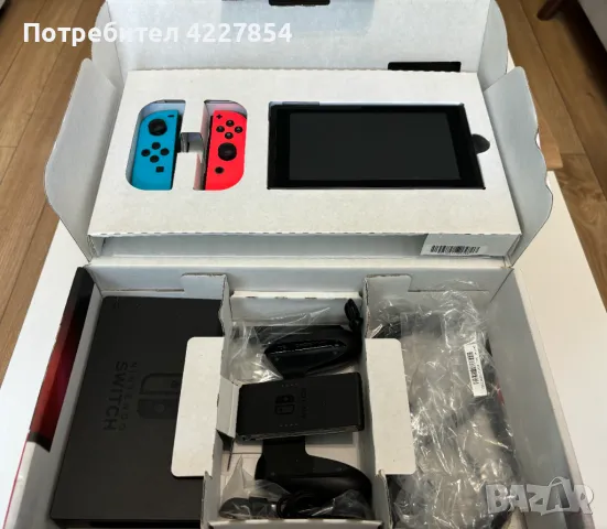 Nintendo Switch + 128GB SD-Card + Fortnite/Diablo III/Fifa/Super Mario, снимка 3 - Игри за Nintendo - 47168019