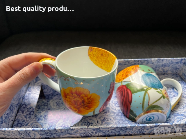 Уникален сет чаши на Pip Studio Amsterdam , снимка 4 - Чаши - 53765966