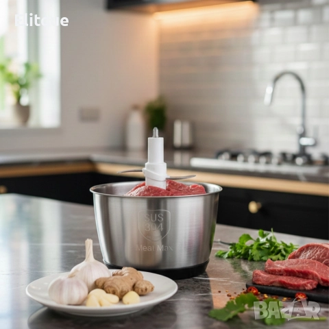 Lexical LCH-1946 електрически чопър – бързо и прецизно рязане с 3 скорости, снимка 6 - Чопъри и пасатори - 52888982