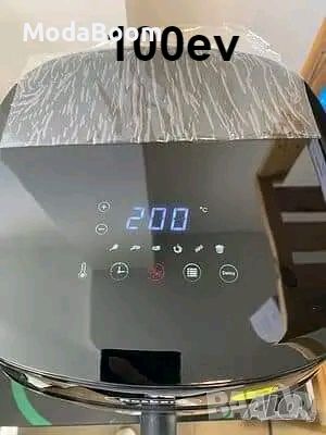 Фритюрник Air Fryer Rosberg R51980CA, 1350W, 5.2л., LED дисплей, Горещ въздух, Таймер, до 200°C, Чер, снимка 1 - Фритюрници - 46607927