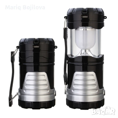 Фенер за излети с диоди и соларно зареждане CAMP LAMPA-10C, снимка 1