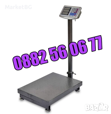 Кантар с платформа до 40кг, 100кг, 150кг, 300кг, 350кг и 1000кг, електронен кантар