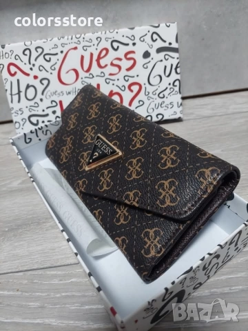 Кафяв портфейл Guess код VK66S, снимка 5 - Портфейли, портмонета - 42161266