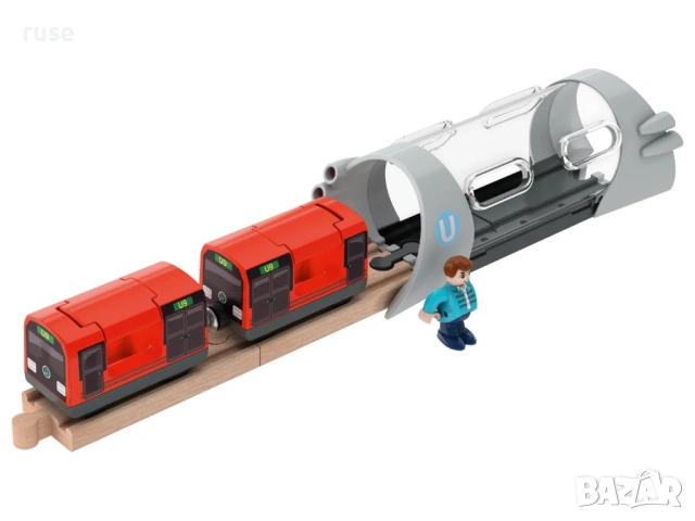 НОВИ! Метро влак и тунел за Дървено влакче