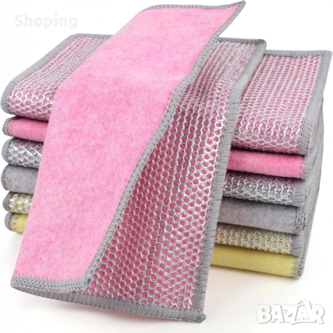 50 броя кухненски почистващи кърпи от стоманена вълна "Сребърна тел", снимка 7 - Други - 53527206