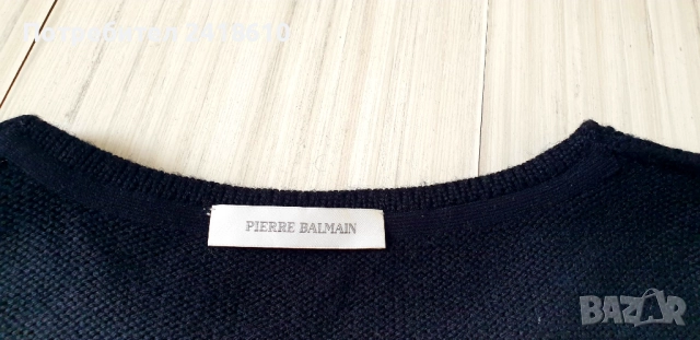 Pierre BALMAIN Wool Mens Size 48 - M  ОРИГИНАЛ! Мъжки Пуловер!, снимка 2 - Пуловери - 52276228