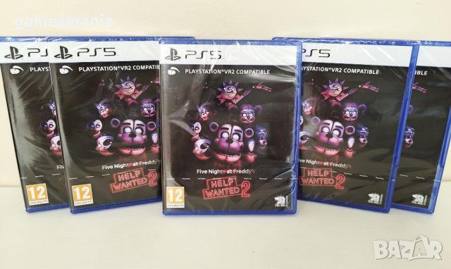 [ps5] ! СУПЕР цена ! Five Nights at Freddy's: Help Wanted 2/ Чисто НОВИ , снимка 1 - Игри за PlayStation - 46292743