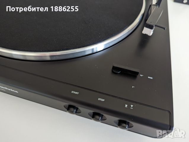 Грамофон Audio - Technica ATLP60X + ЧИСТО НОВА ИГЛА, снимка 4 - Грамофони - 45320987