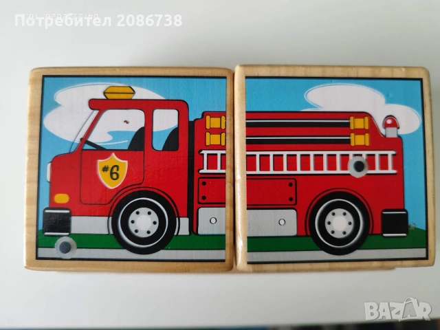 Дървени музикални кубчета, снимка 3 - Образователни игри - 54275680