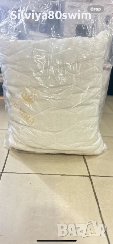 Капитонирана възглавница с алое вера , снимка 7 - Възглавници - 51940653