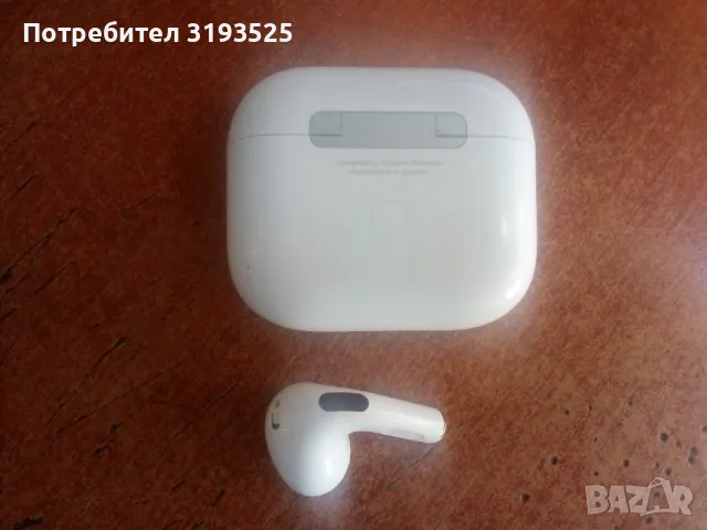 Слушалка Iphone Air Pods 3-то поколение, снимка 3 - Apple iPhone - 46923698