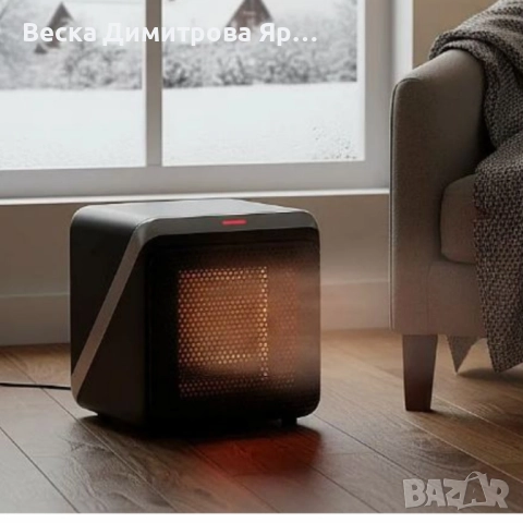 Отоплителна печка с вентилатор Rosberg R51970K, 500W , снимка 4 - Печки, фурни - 52176629