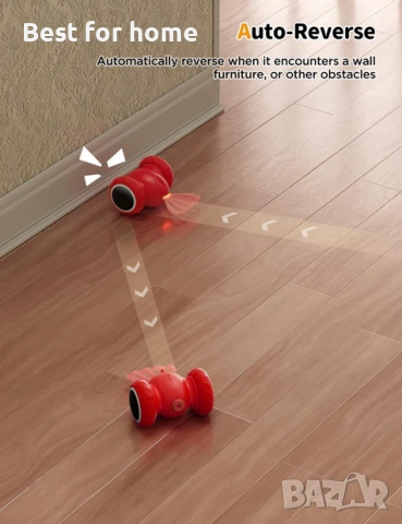 FEELNEEDY Златна рибка – Интелигентна интерактивна играчка за котки с LED и сензори, снимка 4 - За котки - 53275729