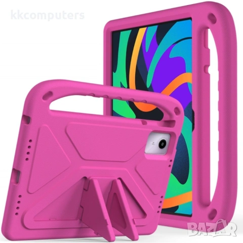 Защитен калъф с дръжка за Lenovo Tab P12 Pro 12.7 2025- EVA шокоустойчив, Стойка, Вкл. Протектор, 6 , снимка 4 - Калъфи, кейсове - 53032634