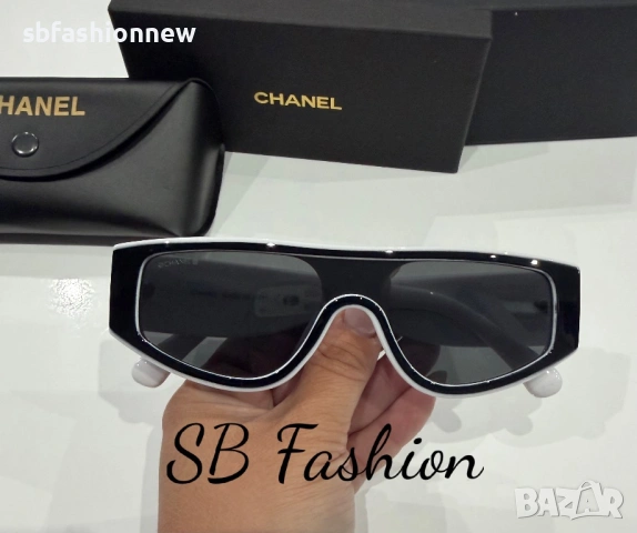 Chanel черно бели очила, снимка 6 - Слънчеви и диоптрични очила - 53974246
