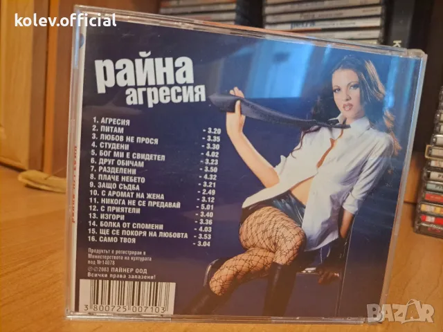 РАЙНА -АГРЕСИЯ , снимка 3 - CD дискове - 47072705