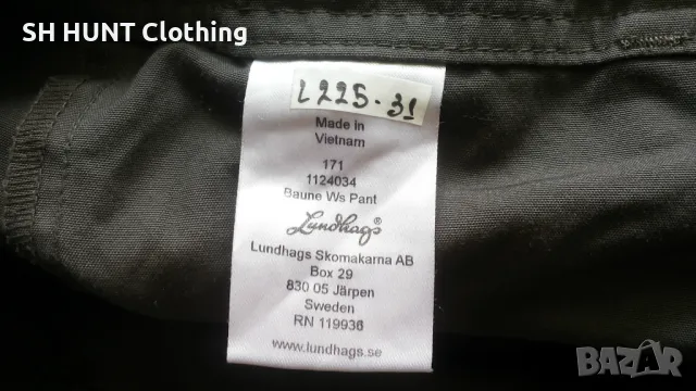 Lundhags Banne Stretch Trouser размер 38 / M панталон със здрава и еластична материи - 1039, снимка 14 - Екипировка - 49329494
