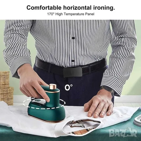 Сгъваема ютия, Преносима, Парна мини ютия, Функция мокро сухо гладене, снимка 4 - Ютии - 52083439