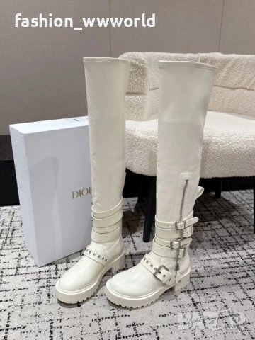 Дамски ботуши Dior 40/41 реплика, снимка 7 - Дамски ботуши - 52567871