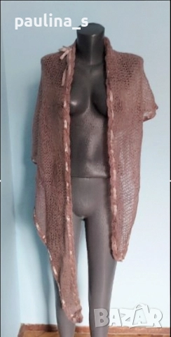 Два броя / Пухкав марков шал, ръчна изработка "Pieces" и "Saint Tropez" , снимка 8 - Шалове - 35511494