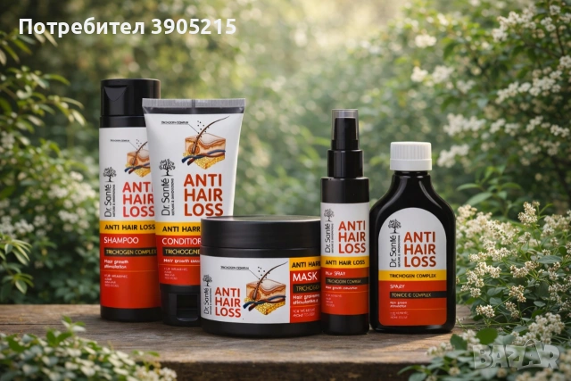 Комплект за стимулиране растежа на косата -5 продукта:шампоан,балсам,маска,спрей и масло