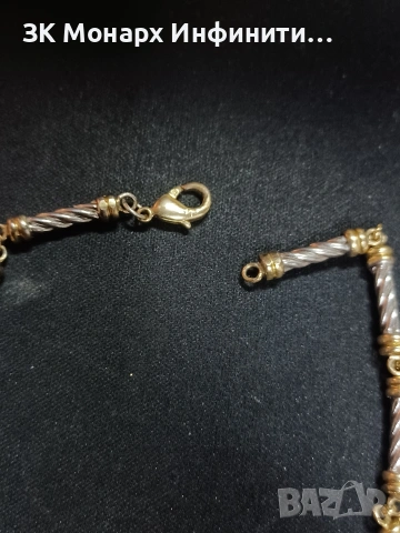 Сребърен ланец, снимка 2 - Колиета, медальони, синджири - 53385285