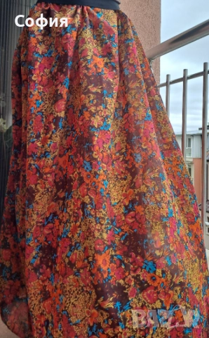 Цветна пола,р-р С/М, снимка 3 - Поли - 52665763