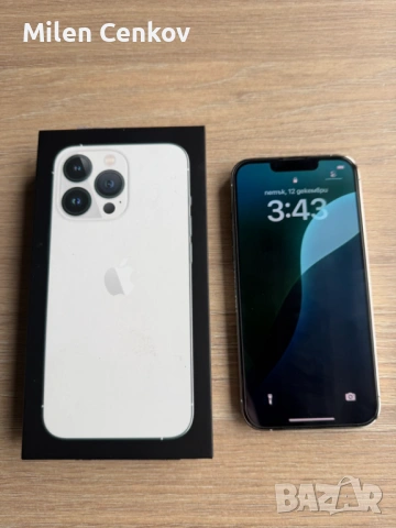 iPhone 13 Pro 128 GB Silver, снимка 5 - Apple iPhone - 53683389