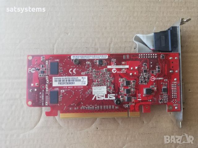 Видео карта AMD Radeon Asus HD EAH5450 Silent HDMI 1024MB GDDR3 64bit PCI-E, снимка 8 - Видеокарти - 46229127