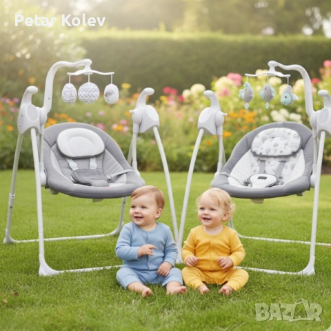 Електрическа люлка за бебе Zizito Hana, снимка 4 - Други - 53397356