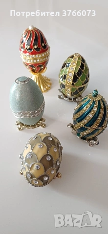 Яцца на Фаберже от Сваровски, снимка 8 - Бижутерийни комплекти - 54211108
